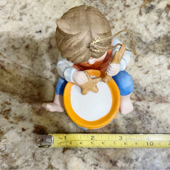 Drummer Boy Porcelain Vintage Christmas Tree Ornament - Picture 8 of 8